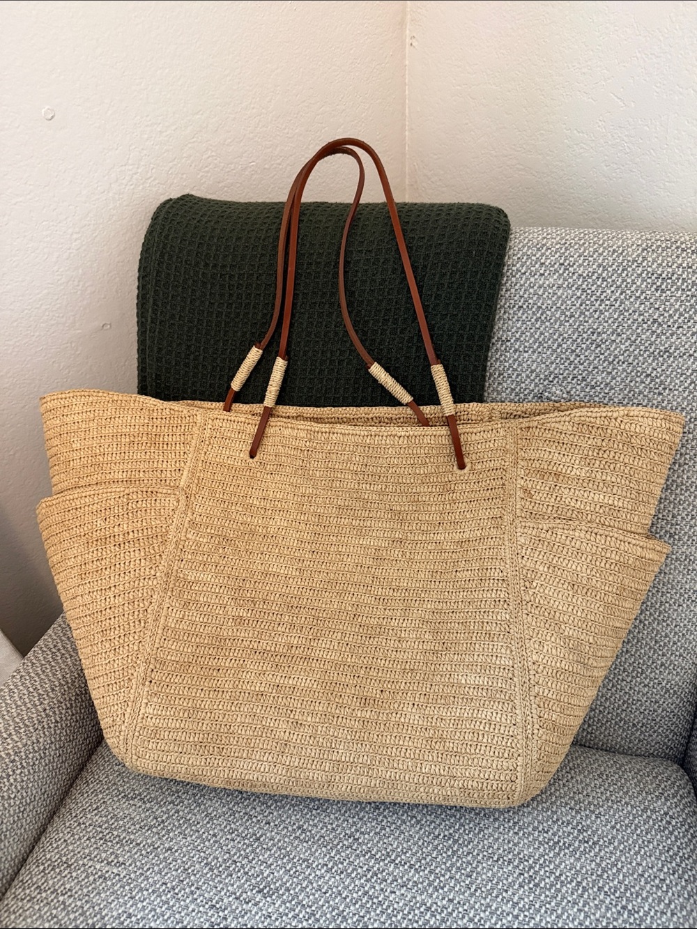 Sezane Paloma Basket Bag - Picture 3 of 10